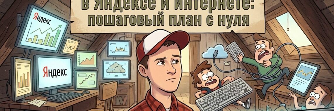 Пошаговый план продвижения бизнеса в Яндексе и интернете с нуля